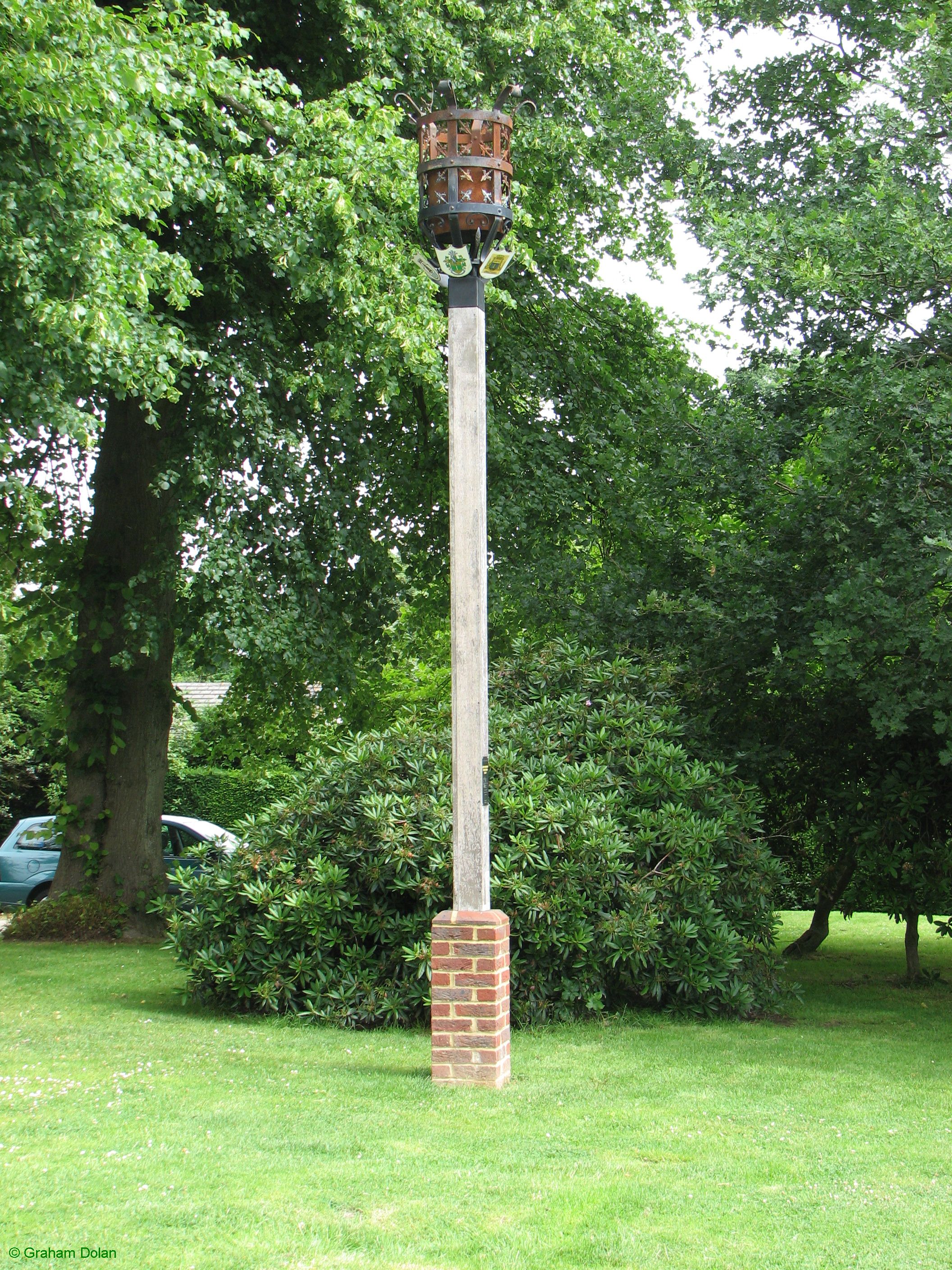 Greenwich Meridian Marker; England; West Sussex; East Grinstead